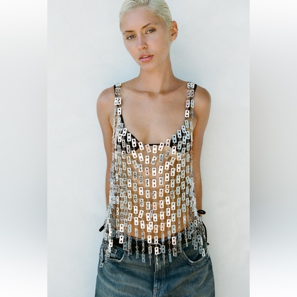 ZARA MIRROR METAL TOP - Picture 5 of 7